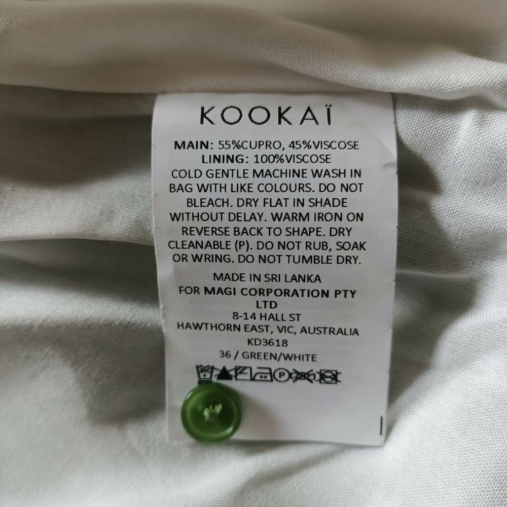 BNWT Kookai Becky Short Sleeve Midi Dress Size 36 / AU 8 - Picture 12 of 12